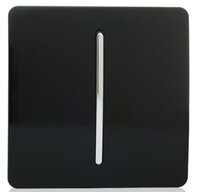 TRENDI 1 GANG 2 WAY SWITCH BLACK