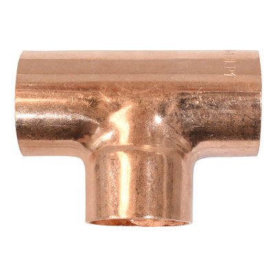 22mm End Feed Equal Tee