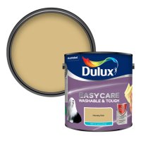 Dulux Easycare Honey Nut Colour Swatch & 2.5L Paint Tin