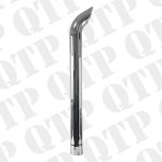 Exhaust Pipe Bended End Pipe Chrome 101x1219.20 mm