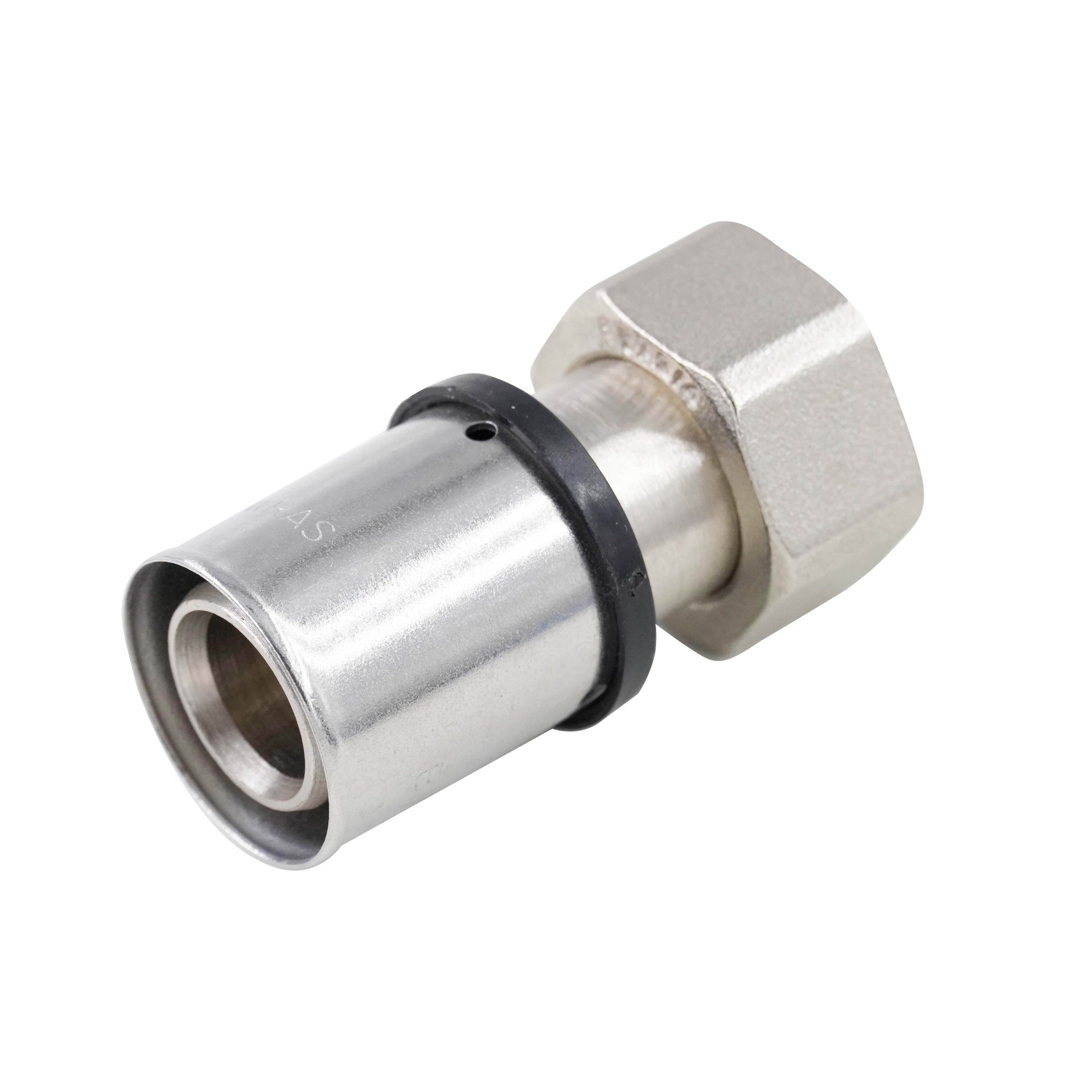 Tucker French 16x1/2F Swivel Couple Press Fitting ZL-KY105-1612F