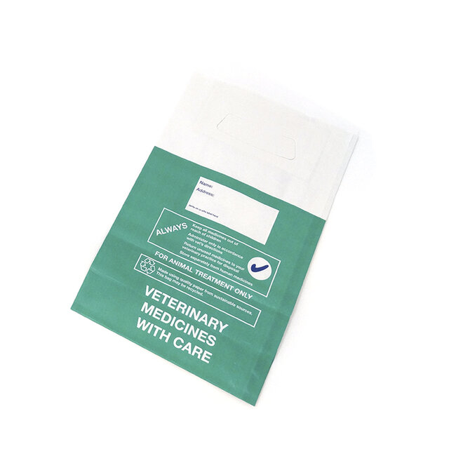 Veterinary Prescription Bags Large 30 x 18 x 9cm (500) J.A.K Marketing