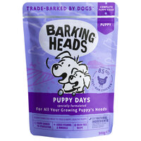 Barking Heads Dog Pouch - Puppy Days 300g x 10