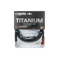 Klotz Tir0900Psp Titanium Angled Jack-Jack 9M High End Guitar Cable