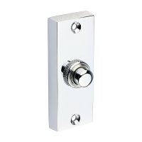 Traditional Door Bell Push Polished Chrome