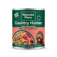 Natures Menu Country Hunter Dog Can - Beef & Superfoods 600g x 6