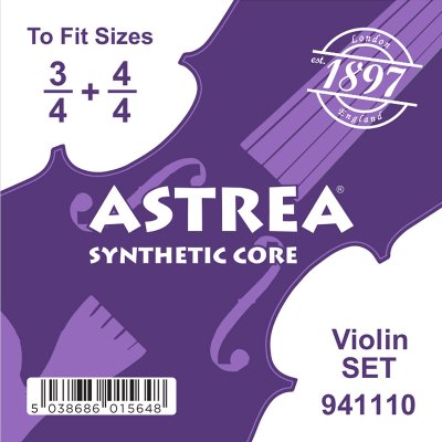 Astrea violin string set synthetic