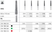 Intensiv SA Coarse Diamond Normal-Long Tapered Round Bur - 6pk Size 020 - DMI Dental Consumables Ireland - Next Day Delivery