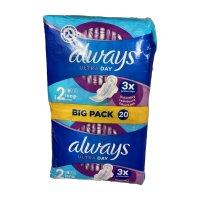 Always Ultra Long Sanitary Towels With Wings Size 2 22s