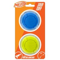 Nerf Dog Solid Foam Sonic Ball 2.5in 2pk Light Blue/Green 1x2