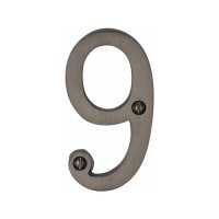 C1560-9-MB - Heritage Brass Numeral 9 Face Fix 76mm (3") Matt Bronze Finish