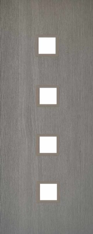 Grey Maryland DFG20 Clear FD30 Flushed, Glazed