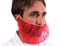 Disposable Beard Covers Red (100)