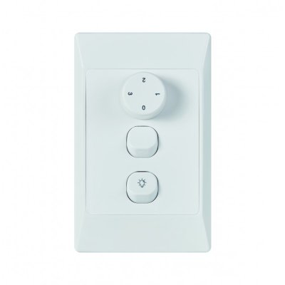 Ventair Flexmech DC 3 Speed Wall Control with Light Switch