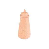 Baby Bottle in Wood. 11cm.