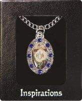 Necklet with Blue Stones - Knock   (6510/KNOCK)