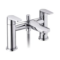 Tucker French Cullin Bath Shower Mixer Tap + Kit (Two Taphole) Chrome