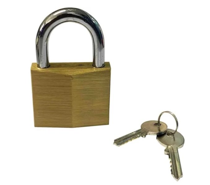 RS PRO Key Weatherproof Brass Padlock, Keyed Alike, 6.3mm Shackl RS