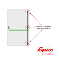 3 POINT PANIC BOLT SET T/S PVC/TIMBER