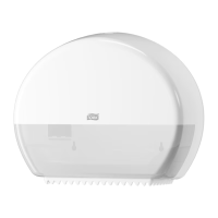 Tork Mini Jumbo Toilet Roll Dispenser, White