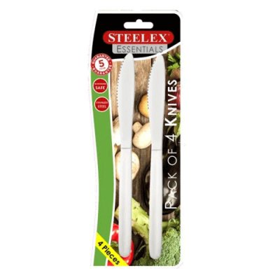 Steelex dessert knives 4pk