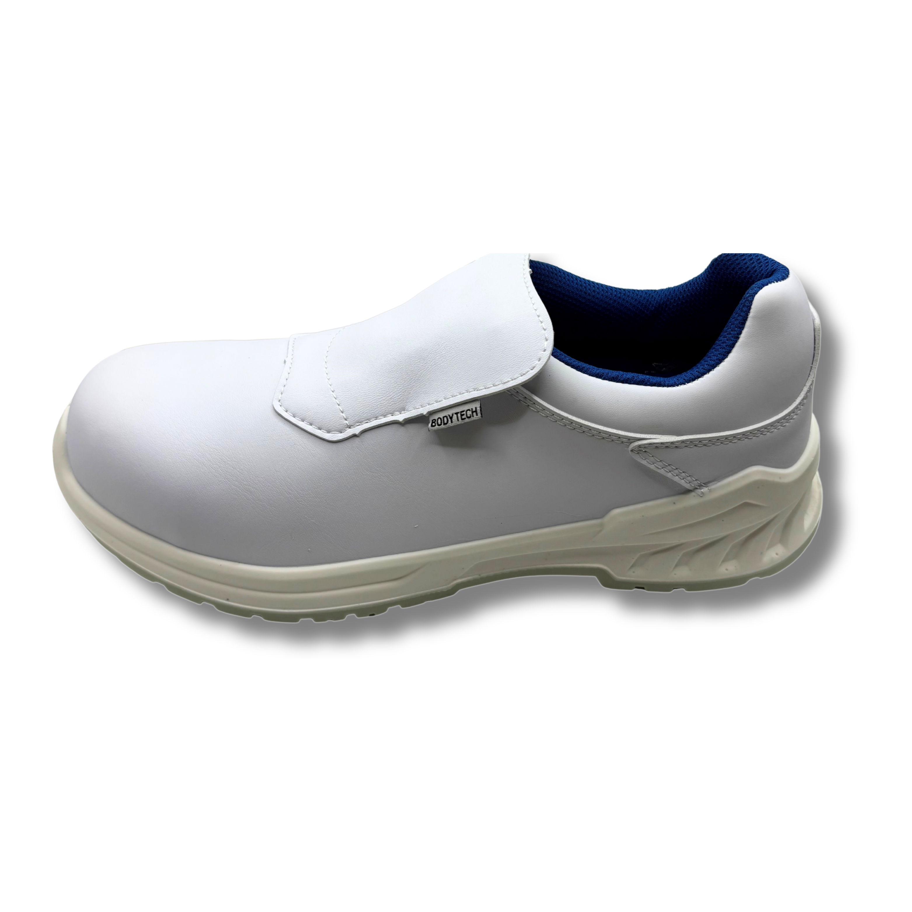 Bodytech Florida Premium Slip-On Shoe, White, S2 SRC