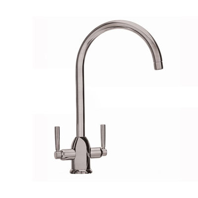 San Marco 1/4 Turn Cedar Chrome Kitchen Tap