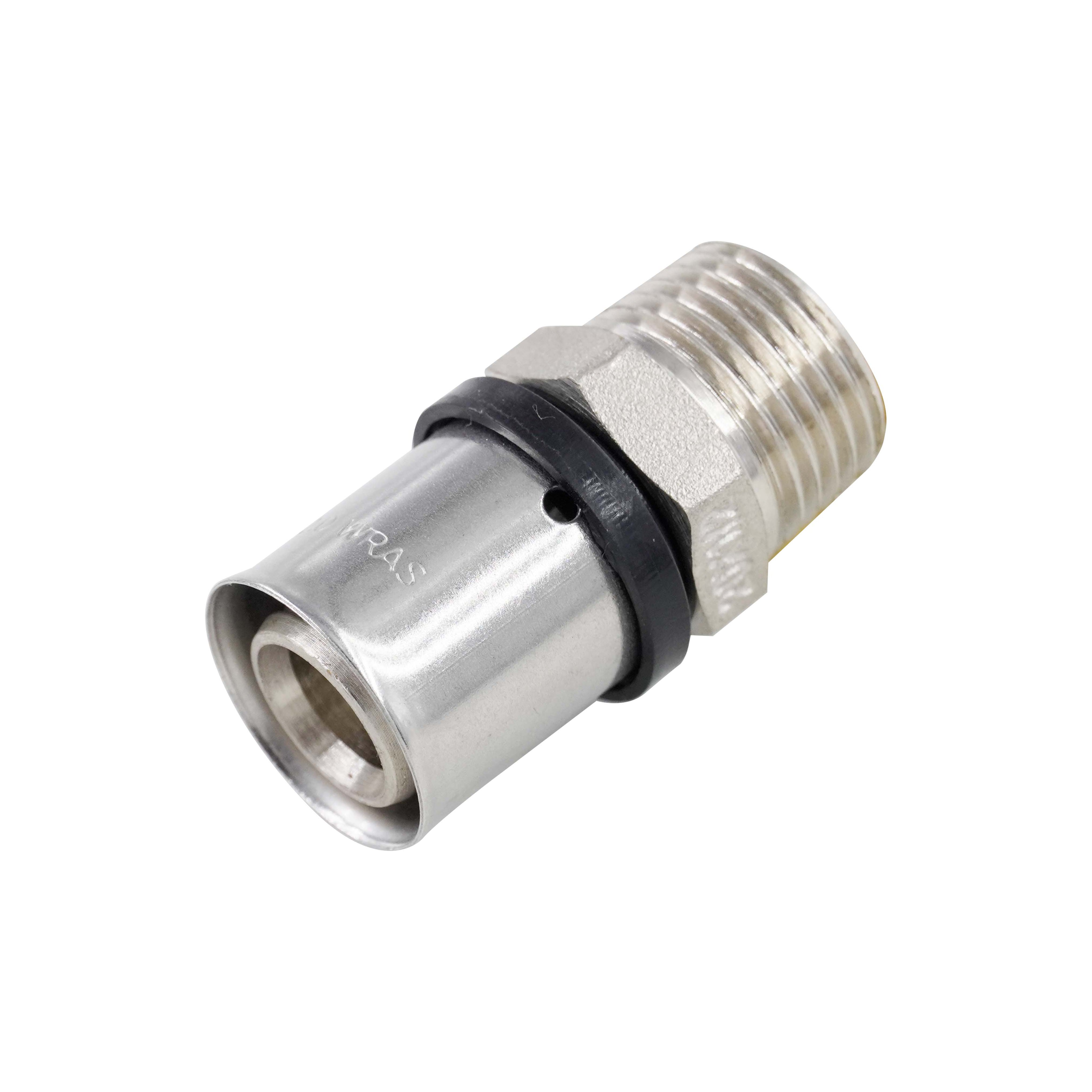 Tucker French S 32x1 M Male Straight Union Press Fitting ZL-KY103-S3211M