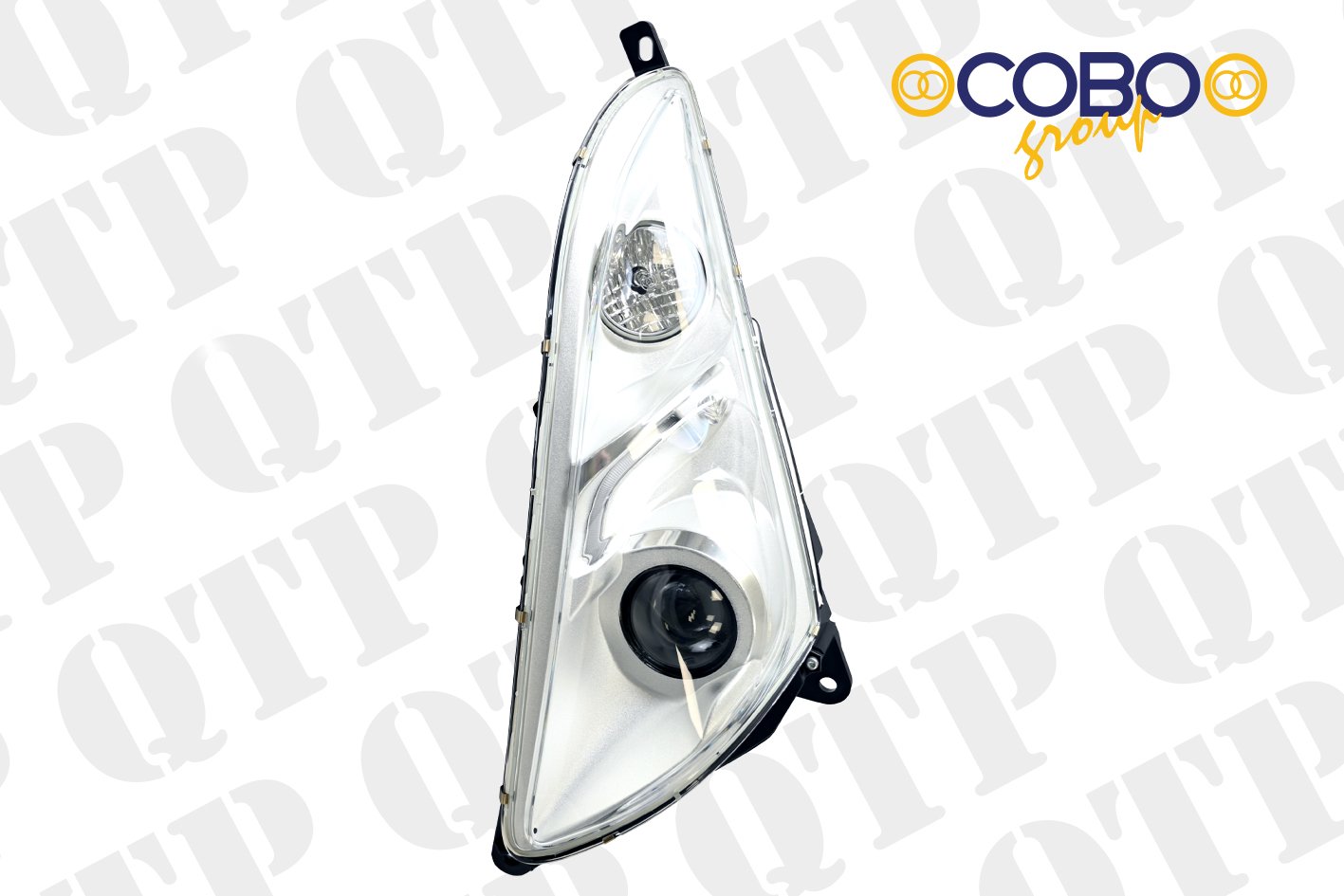 front elevation of left hand headlamp for New Holland tractors