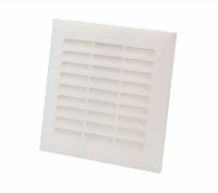 Plaster Louvre Vent 230 x 230mm Fly Shield