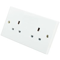 lincoln 13amp unswitched socket 2 gang