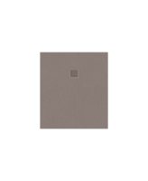 SLATE TAUPE 900X800MM RECTANGULAR SHOWER TRAY & WASTE
