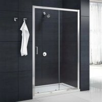 MBOX MBS1000 SLIDING DOOR SILVER/CLEAR 1000MM