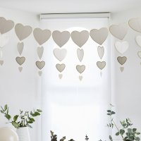 Engaged Heart Card Garland 3m