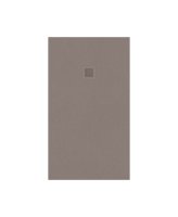 SLATE TAUPE 1400X800MM RECTANGULAR SHOWER TRAY & WASTE