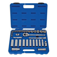 Laser 3/8inch Drive Std. & Deep Socket Set 34 Pieces