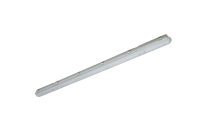 SULTAN 1X48W LED corrosion proof, IP65, 6ft, Grey, 5000K c/w frosted diffuser