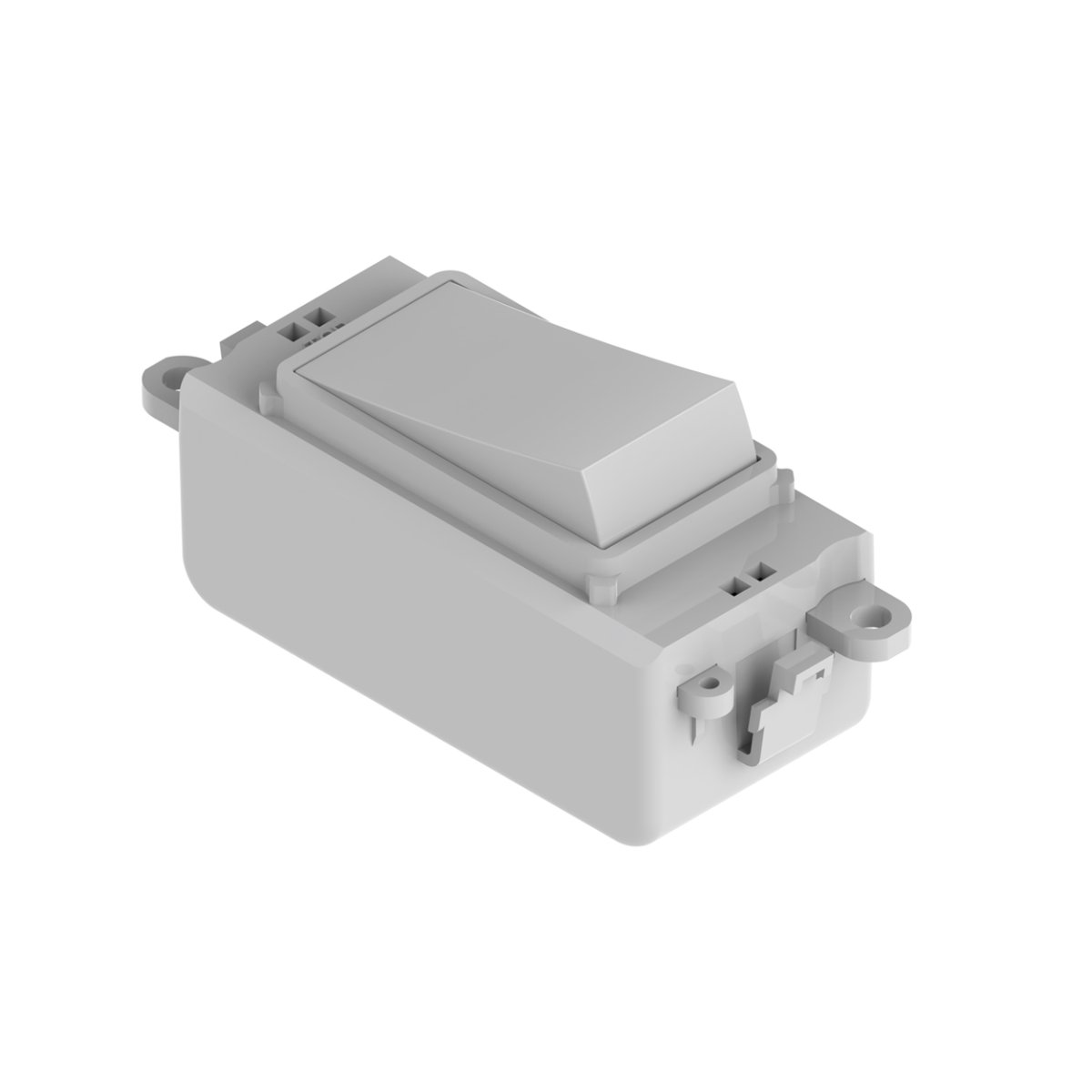 Ener-J Wireless Grid Switch 1-Gang Click Gridpro Compatible, White Body