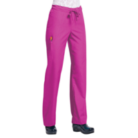 The classic fuchsia unisex drawstring scrub pant available at Homecare Medical are unisex and a great fit for everyone