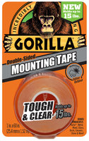 3044101 25.4MM x 1.52M CLEAR GORILLA MOUNTING TAPE