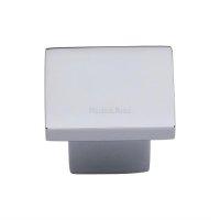 C1254-32-PC - Square Cabinet Knob PC 32mm PC
