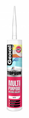 Geocel Top Gun Multi Purpose Silicone Sealant C3 White 6001095/C23