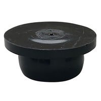 Barrel Plug Type 1 25.5mm X 28.0mm X 7.5mm X 9.5mm Black LDPE