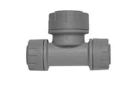 Polypipe PolyPlumb Two Ends Reduced Tee 15mm x 15mm x 22mm PB1622