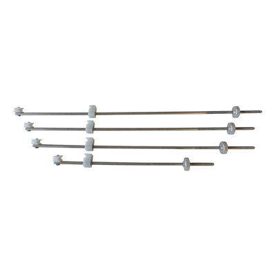Cello clamps, set of four, nickel plated rods