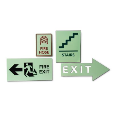 LaserGlow: Long-Lasting Photoluminescent Safety Signage