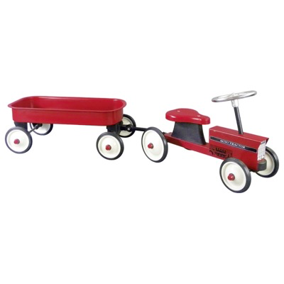 Children's Ride-on Tractor with Trailer