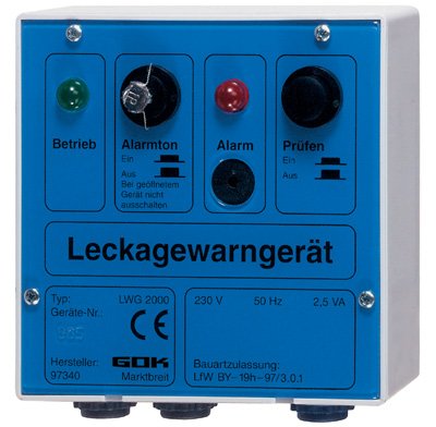 LWG 2000 meldingstoestel met PTC sonde 2m