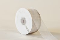 38MM ORGANZA WHITE X 50 YDS (45.7MTR)