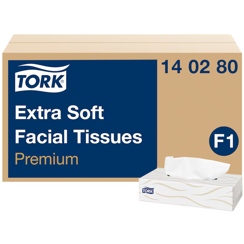TORK EXTRA SOFT PREMIUM FACIAL TISSUES 100SHT